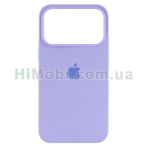 Накладка Silicone Case Full iPhone 17 Pro (39) Elegant purple