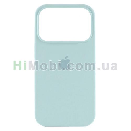 Накладка Silicone Case Full iPhone 17 Pro Max (58) Sky blue