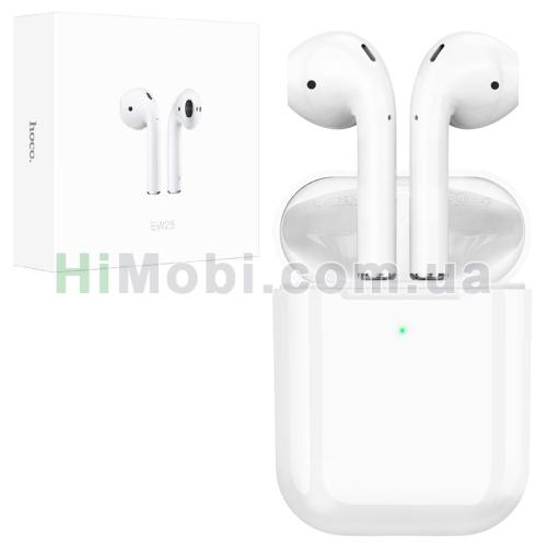 Навушники бездротові Hoco EW25 TWS бiлий
