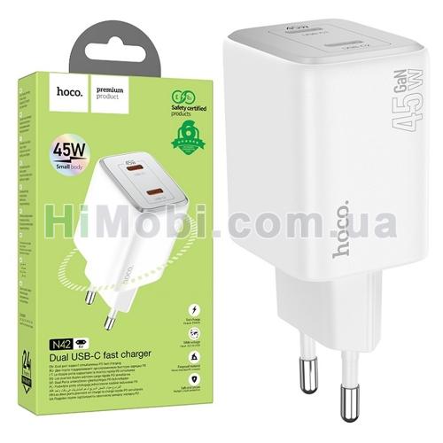 МЗП Hoco N42 PD45W QC3.0 білий