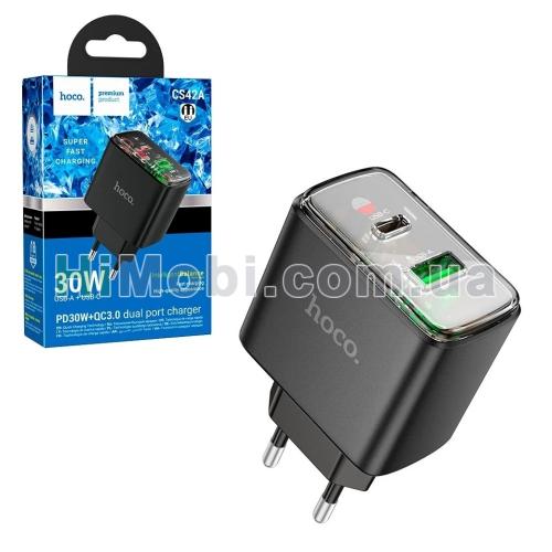 МЗП Hoco CS42A PD30W+QC3.0 чорний
