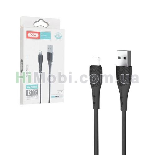 USB кабель XO NB159 Lightning чорний 1.0m