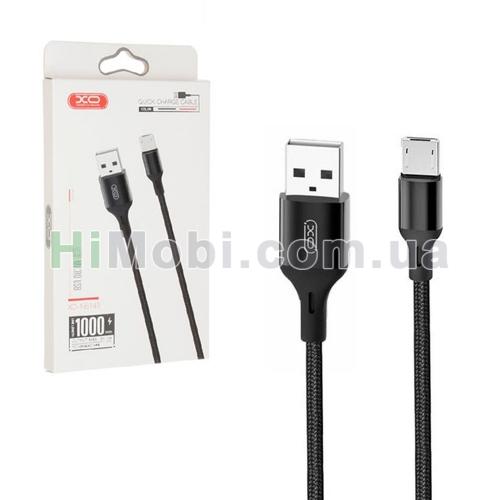 USB кабель XO NB143 Micro USB 1.0m чорний