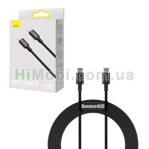PD кабель Baseus Superior Series Fast Charging CATYS-B01 Type-C 100W 1.0m чорний