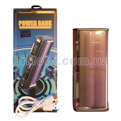 Зовнішній акумулятор (power bank) K38 22.5W 16000mAh чорний