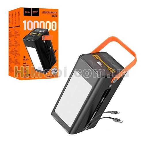 Зовнішній акумулятор (power bank) Hoco DB49 PD20W+QC3.0 22.5W 100000mAh