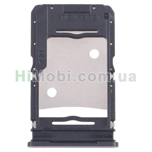Тримач Sim-карти і карти пам'яті Infinix Note 30 Obsidian Black на 2 Sim