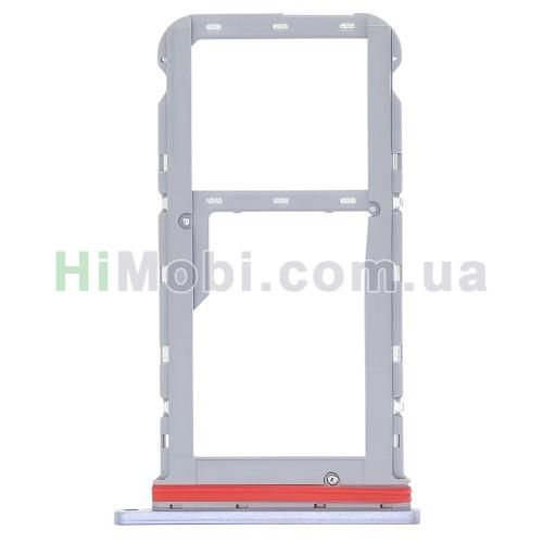 Тримач Sim-карти і карти пам'яті Motorola XT2135 Moto G60 Dynamic Gray на 2 Sim