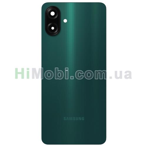Задня кришка Samsung A075 Galaxy A07 4G Dark Green + скло камери оригінал