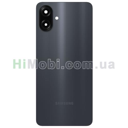 Задня кришка Samsung A075 Galaxy A07 4G Gray + скло камери оригінал