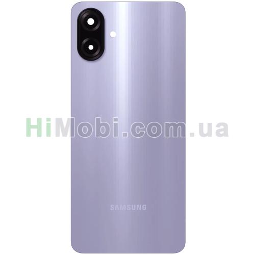 Задня кришка Samsung A075 Galaxy A07 4G Light Violet + скло камери оригінал