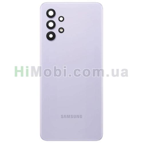 Задня кришка Samsung A325 Galaxy A32 4G Awesome Light Violet + скло камери