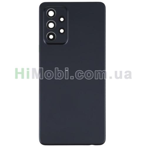 Задня кришка Samsung A525 Galaxy A52 4G Awesome Black + скло камери