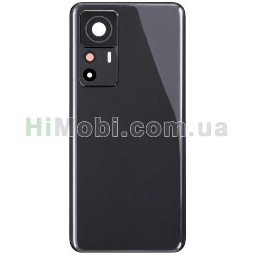 Задня кришка Xiaomi 12T Pro Black + скло камери оригінал