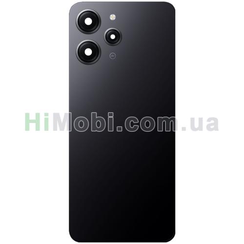 Задня кришка Xiaomi Redmi 12 Midnight Black + скло камери оригiнал