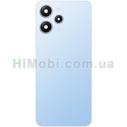 Задня кришка Xiaomi Redmi 12 Sky Blue + скло камери оригiнал