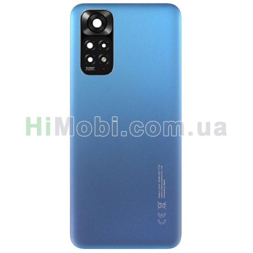 Задня кришка Xiaomi Redmi Note 11/ 11S Twilight Blue + cкло камери оригiнал