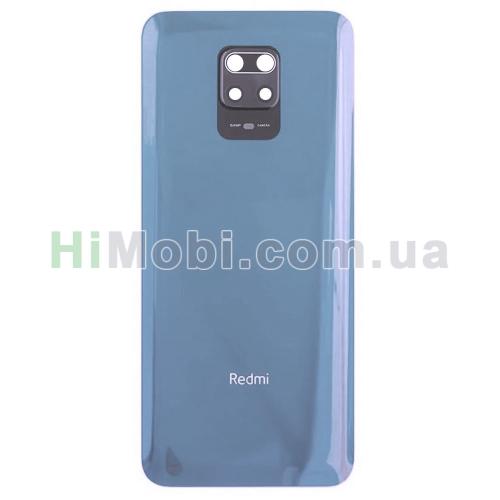 Задня кришка Xiaomi Redmi Note 9 Pro/ 9 Pro Max/ 9S Interstellar Gray + скло камери оригiнал