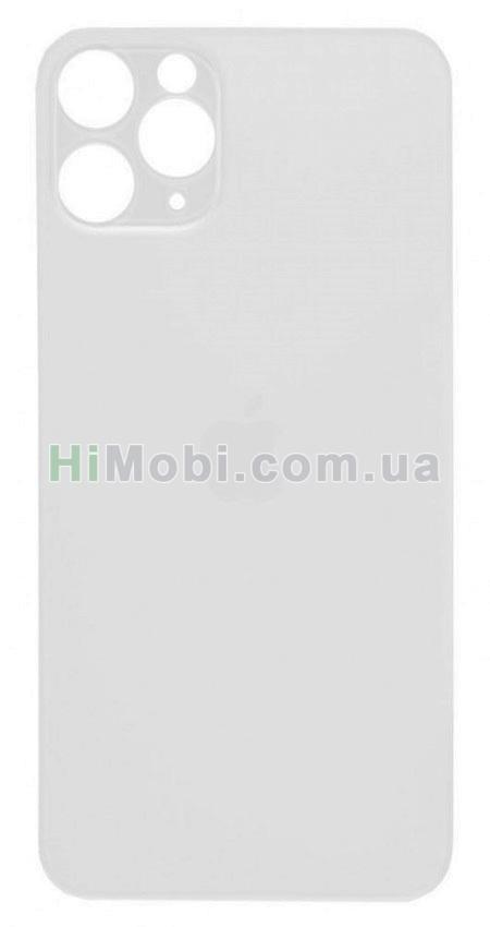Задня кришка iPhone 11 Pro Max Silver з великим отвором під камеру оригінал