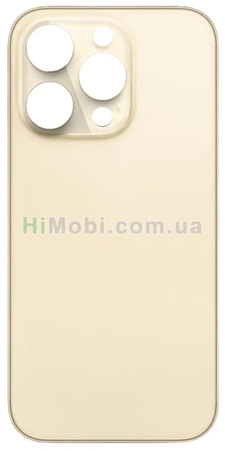 Задня кришка iPhone 14 Pro Max Gold з великим отвором під камеру