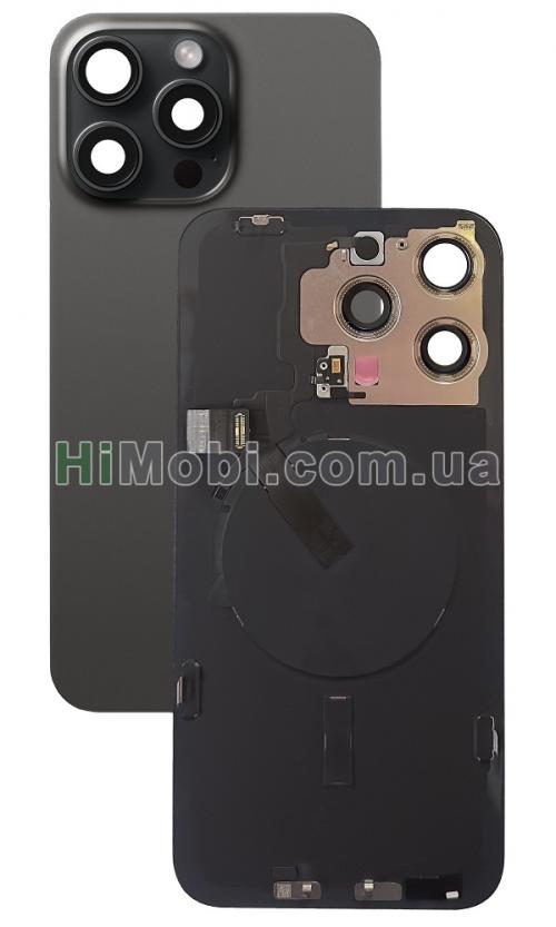 Корпус iPhone 15 Pro Max Black Titanium (металева рамка/ корпус) оригінал знятий з телефона