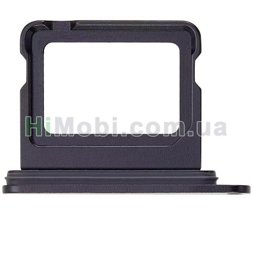Тримач Sim-карти iPhone 16 Black на 1 Sim
