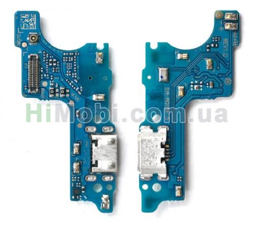 Шлейф Samsung A015/ M015 Galaxy A01/ M01 плата з роз'ємом зарядки з мікрофоном оригінал