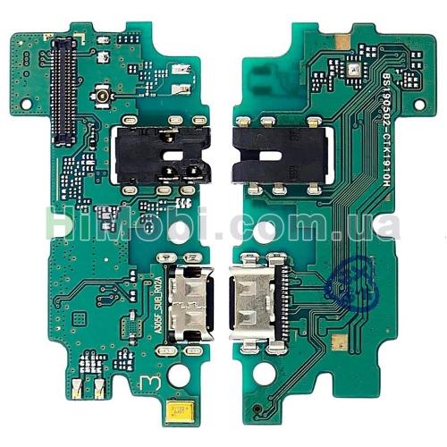 Шлейф Samsung A305 Galaxy A30 2019 плата з роз'ємом зарядки та навушників і мікрофоном