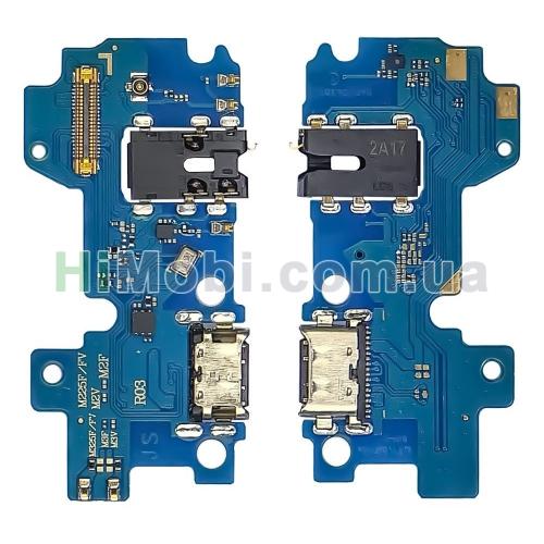 Шлейф Samsung M225/ M325 Galaxy M22/ M32 плата з роз'ємом зарядки оригiнал