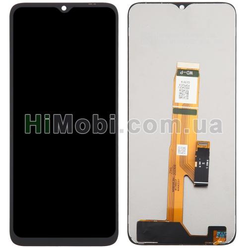 Дисплей Huawei Honor X6A чорний оригінал PRC