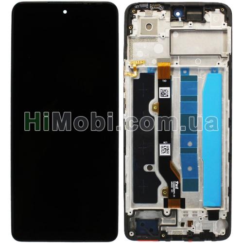 Дисплей Infinix Hot 40 (X6836) чорний + рамка