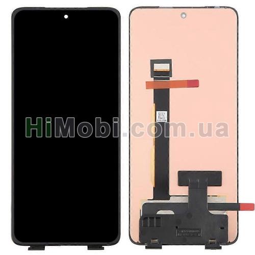 Дисплей Motorola XT2347-2 Moto G84 чорний P-OLED