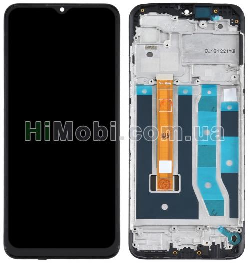 Дисплей Oppo A31/ Realme 5 чорний FPC-HTF065PA51-A1 + рамка