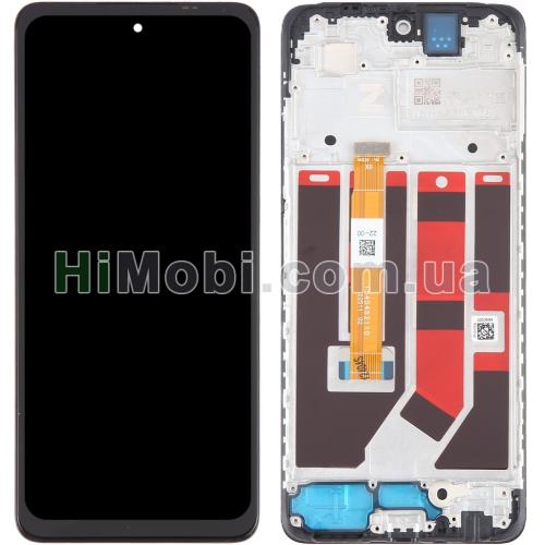 Дисплей Oppo A58 4G чорний + рамка