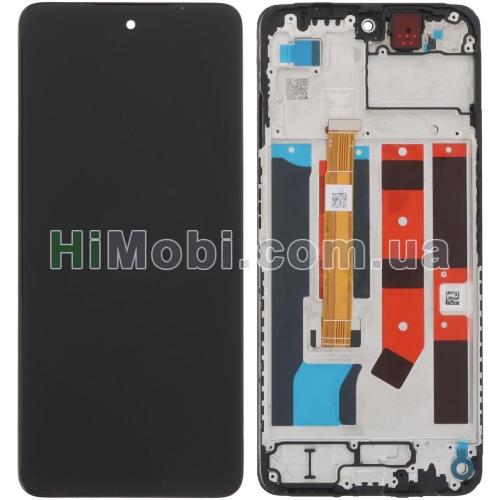 Дисплей Oppo A60 чорний + рамка