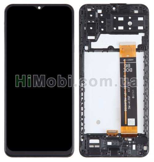Дисплей Samsung A135/ M135 Galaxy A13/ M13 rew 5.7 чорний сервісний + рамка