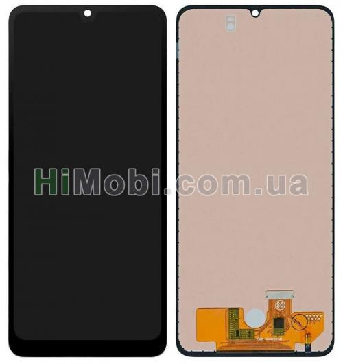 Дисплей Samsung A225 Galaxy A22 чорний сервісний