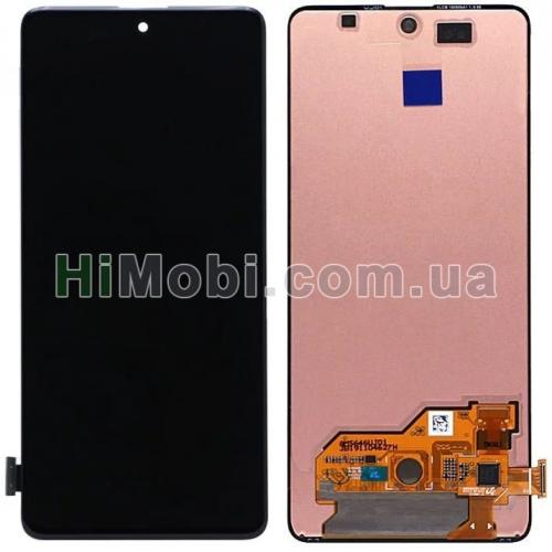 Дисплей Samsung A515 Galaxy A51 2020 чорний оригінал відновлений