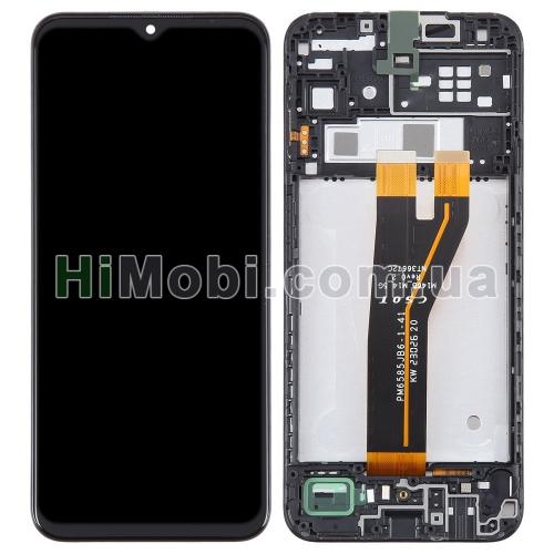 Дисплей (LCD) Samsung M146 Galaxy M14 5G чорний + рамка