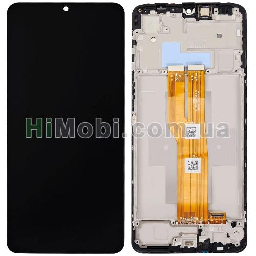 Дисплей Samsung A075 Galaxy A07 чорний + рамка