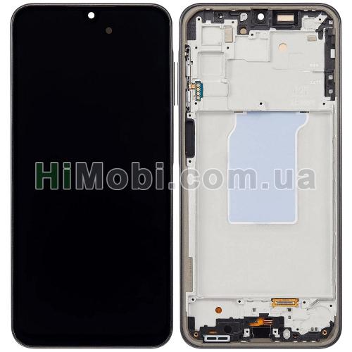 Дисплей Samsung A266 Galaxy A26 чорний сервісний + рамка