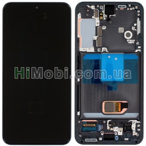 Дисплей Samsung S901 Galaxy S22 Black сервісний + рамка