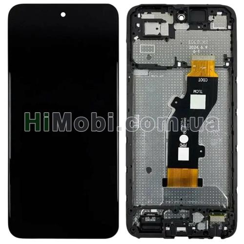 Дисплей Tecno Spark Go 1 (KL4) чорний + рамка