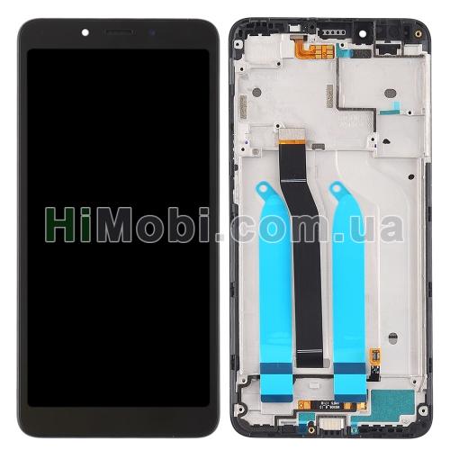 Дисплей Xiaomi Redmi 6/ Redmi 6A чорний + рамка