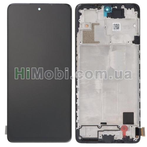 Дисплей Xiaomi Redmi Note 10 Pro 4G/ 10 Pro Max/ Poco X4 Pro чорний + рамка
