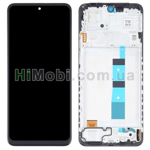 Дисплей (LCD) Xiaomi Redmi Note 12 4G чорний OLED + рамка