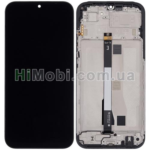 Дисплей Xiaomi Redmi 15C 4G European 169 mm чорний оригінал PRC + рамка
