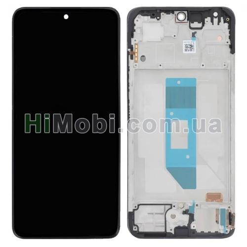 Дисплей Xiaomi Redmi Note 14 4G чорний AMOLED European 161mm + рамка