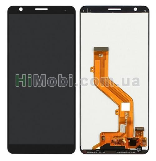 Дисплей (LCD) ZTE Blade A31 2021 чорний оригінал PRC