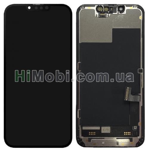 Дисплей (LCD) iPhone 13 mini чорний (переклеєний)